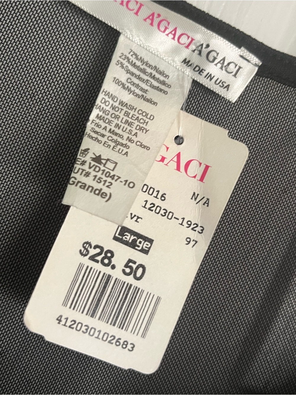 NWT a'gaci Black with Silver Shimmer Bodycon Mini Dress - Picture 5 of 5